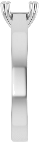 Sužadėtuvių Žiedas „Solitaire“ 950 Platinos Square 5.5mm (4)