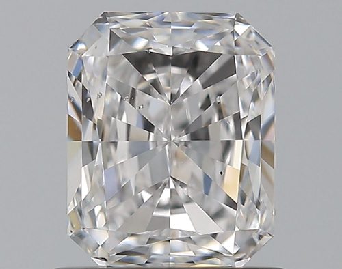 1.0 carat D-SI1 Natūralus Radiant Deimantas (1)