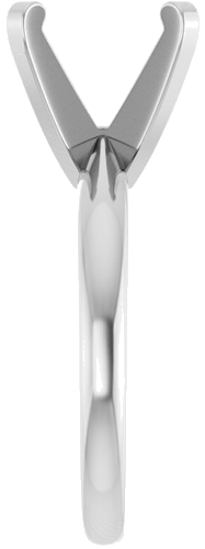 Sužadėtuvių Žiedas „Solitaire“ 585 Baltojo Aukso Square 8mm (4)