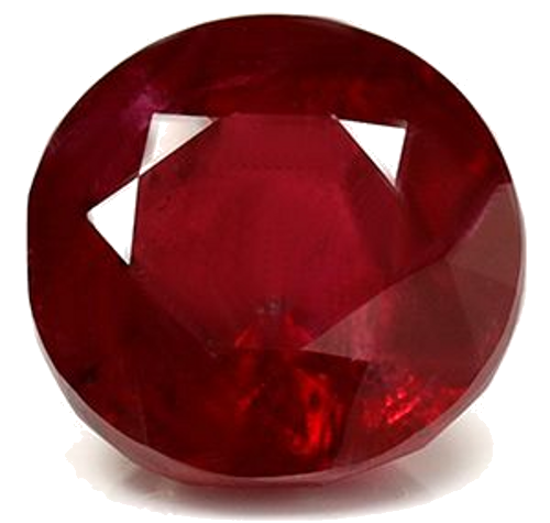 2.03 carat RED Round Rubinas (1)
