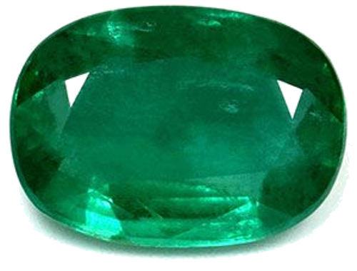 4.49 carat GREEN Cushion Smaragdas (1)