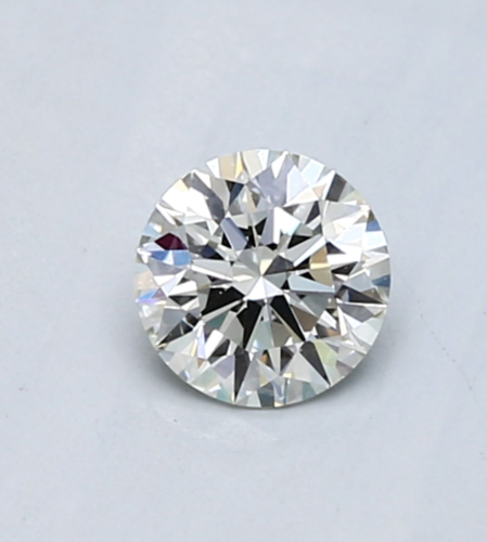 0.52 carat Very Light Green Yellow-VS2 GD cut Natūralus Round Deimantas (1)