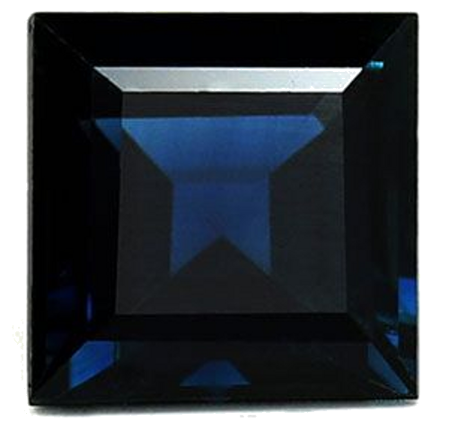 1.54 carat BLUE Square Safyras (1)