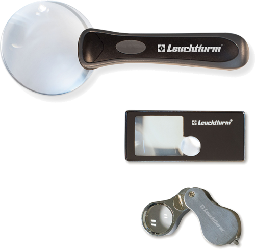 Padidinimo stiklų rinkinys Look LED (2.5x-10x) (1)