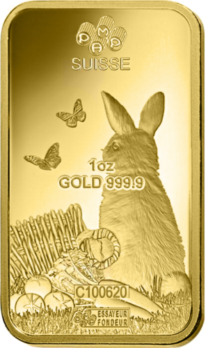 1 oz Investment Gold Bar 2023 Year of the Rabbit PAMP (3)