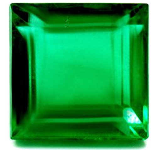 3.62 carat GREEN Square Smaragdas (1)