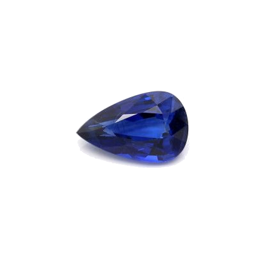 2.41 carat BLUE BRILLIANTSTEP cut Pear Safyras (1)