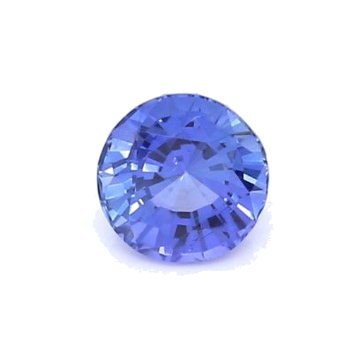 1.05 carat BLUE BRILLIANTSTEP cut Round Safyras (1)