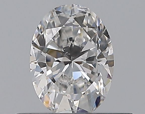 0.4 carat E-SI1 Natūralus Oval Deimantas (1)