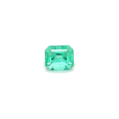 0.67 carat GREEN STEP cut Octagonal Smaragdas (1)