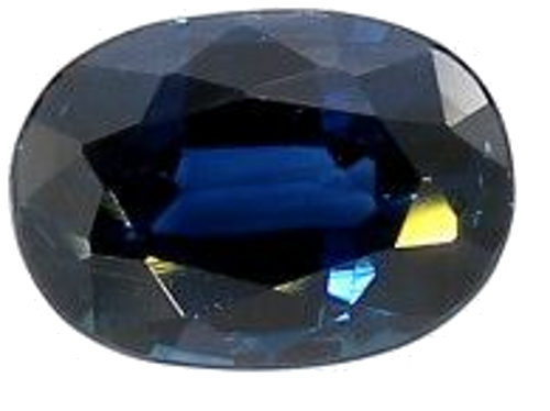 1.17 carat BLUE BRILLIANTSTEP cut Oval Safyras (1)