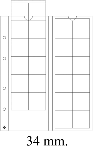Листы Optima для монет (7)
