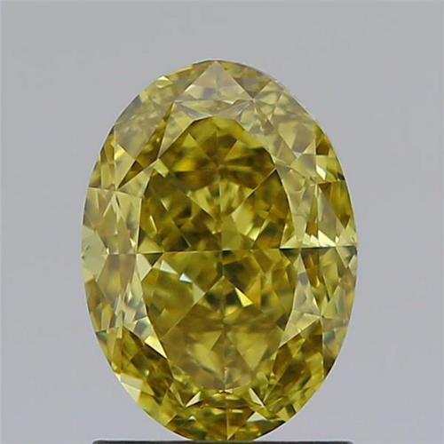 2.03 carat Fancy Deep Yellow Brown-VS1 Natūralus Oval Deimantas (1)