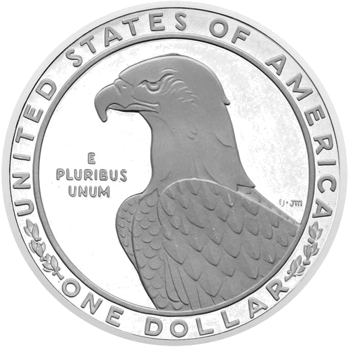 1983 Олимпиада Лос Анджелес 1 долар сребърна монета (1)