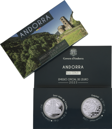 2022 Andora Voverė ir Šv. Jono bažnyčia 1,25 euro monetos (2)