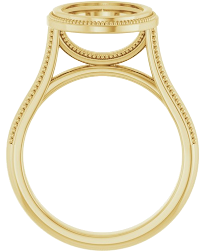 Sužadėtuvių Žiedas „Solitaire“ 585 Geltonojo Aukso Oval 11mm x 9mm (2)