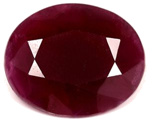 4.37 carat RED Oval Rubinas (1)