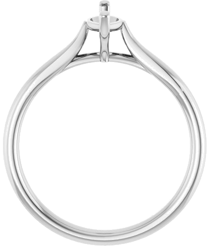 Sužadėtuvių Žiedas „Solitaire“ 585 Baltojo Aukso Marquise 8mm x 4mm (2)