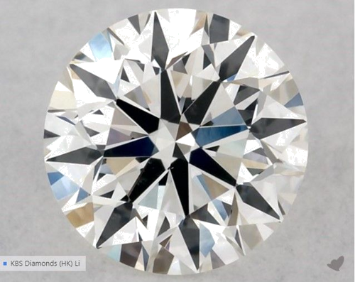 0.55 carat G-VS1 Excellent cut Natūralus Round Deimantas (1)