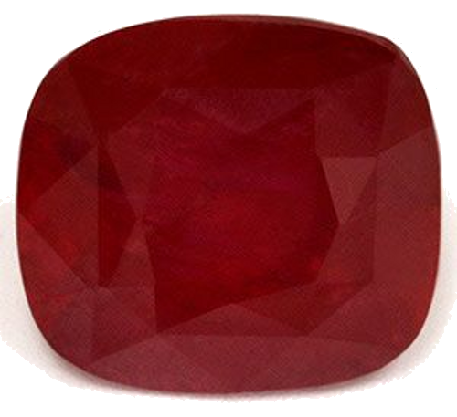 4.2 carat RED Cushion Rubinas (1)