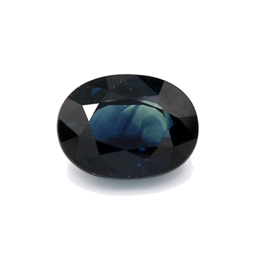 1.9 carat BLUE BRILLIANTSTEP cut Oval Safyras (1)