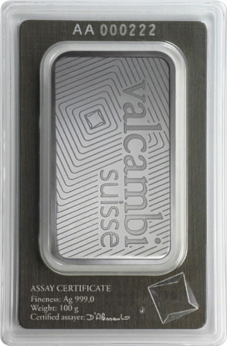 100 g Sudraba stienis Valcambi (3)