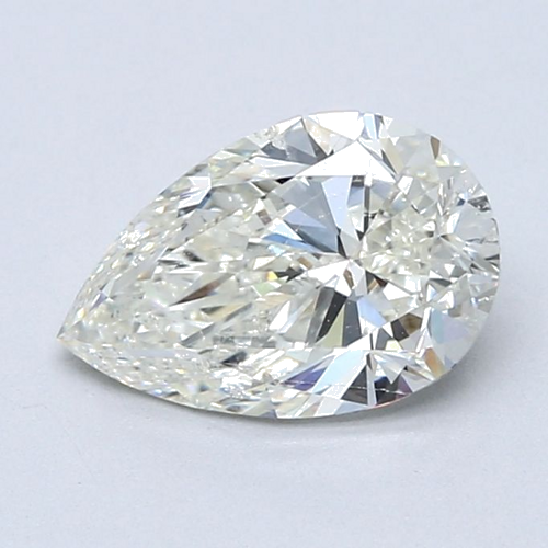 1.7 carat J-SI1 Natūralus Pear Deimantas (1)