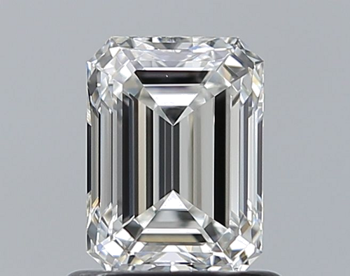 0.9 carat F-VVS2 Natūralus Emerald Deimantas (1)