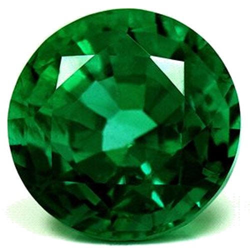 4.61 carat GREEN Round Smaragdas (1)