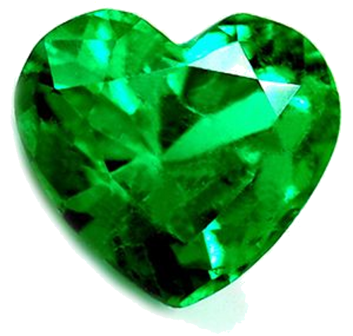 1.64 carat GREEN Heart Smaragdas (1)