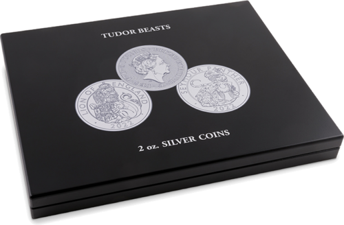 Case for 2 oz silver coins “Tudor Beasts” (2)