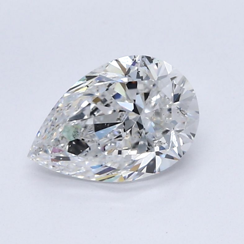 1.5 carat D-SI2 Natūralus Pear Deimantas (1)