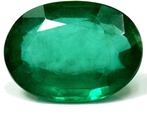4.07 carat GREEN Oval Smaragdas (1)
