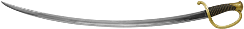 1829 m. modelio prancūzų pėstininkų ir sunkiosios žirgų artilerijos kovinis kardas (2)