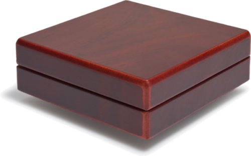 Koka kastīte vienai 60 mm. Voltera monētai (2)