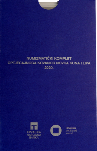 2020 Kroatija BU Kunos monetų rinkinys (6)