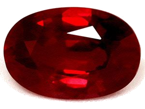 1.03 carat RED Oval Rubinas (1)