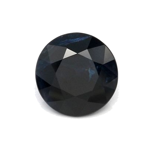 3.05 carat BLUE BRILLIANT cut Round Safyras (1)