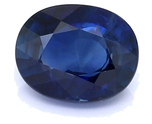2.34 carat BLUE BRILLIANTSTEP cut Oval Safyras (1)