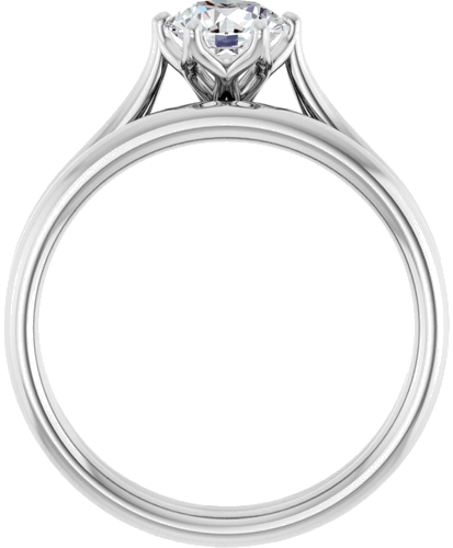 Sužadėtuvių Žiedas „Solitaire“ 950 Platinos Round 5.8mm (7)