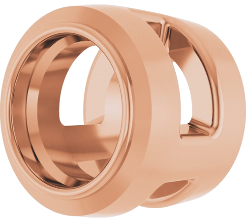 14K Rose 3 mm Round Slide Pendant Mounting (2)