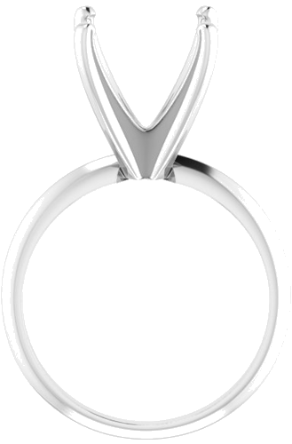 Sužadėtuvių Žiedas „Light Solitaire“ 585 Baltojo Aukso Round 11mm x 11.4mm (2)