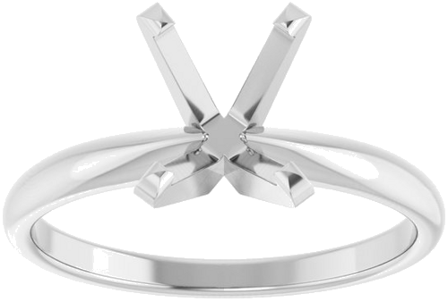 Sužadėtuvių Žiedas „Solitaire“ 585 Baltojo Aukso Oval 9mm x 7mm (3)