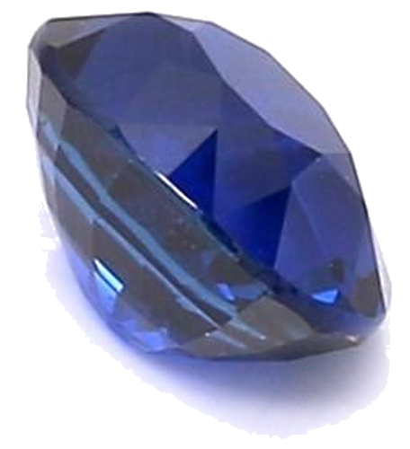 1.08 carat BLUE BRILLIANTSTEP cut Oval Safyras (1)