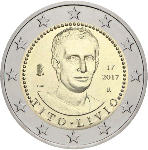 2017 Italija Tito Livio 2 eurų moneta (1)
