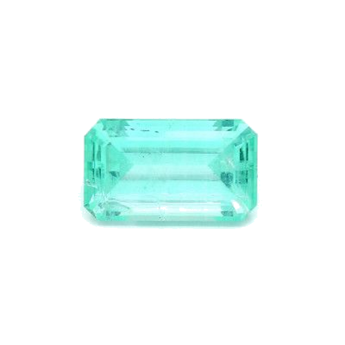 3.7 carat GREEN STEP cut Octagonal Smaragdas (1)