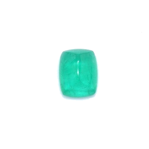 1.26 carat GREEN CABOCHON cut Other Smaragdas (1)