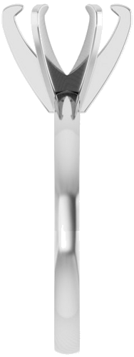 Sužadėtuvių Žiedas „Solitaire“ 585 Baltojo Aukso Round 8.2mm (4)