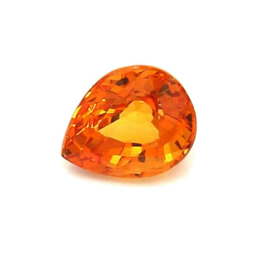 1.81 carat ORANGE MODIFIEDBRILLIANTSTEP cut Pear Safyras (1)