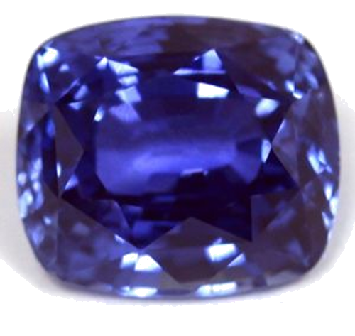3.11 carat BLUE Cushion Safyras (1)